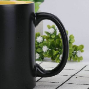 Wholesale Bulk 11Oz Sublimation Ceramic Coffee <b>Mugs</b> Custom Logo Multi Color Handles and Rims Classic Style Business Gifts - Product Image 2