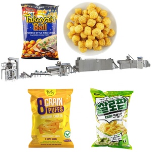 Ligne de production de boules soufflées à grains gros - Machine multifonctionnelle pour la fabrication de snacks soufflés - Product Image 2