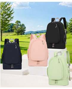 New Breathable Waterproof Badminton Sports Fitness <b>Backpack</b> <b>Large</b> Capacity Dry Wet Separation Yoga Storage Bag Printable LOGO - Product Image 1