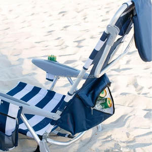 <span class=keywords><strong>Silla</strong></span> de playa plegable <span class=keywords><strong>reclinable</strong></span> de bolsillo de 5 posiciones de diseño moderno sillas de pesca con bolsa más fresca - Product Image 3