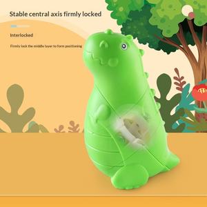 Cubo Mágico de Dinosaurio T-<span class=keywords><strong>Rex</strong></span> |   Rompecabezas Transformable 3x3 y 2x2 para Niños Preescolares |   Juego de aprendizaje temprano con temática animal - Product Image 3