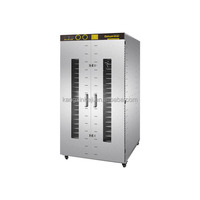 Commerciële Dehydrators 32 Trays Voedsel Droger Twee Uitdroging Kamers Drogen Fruit Jerky Worst