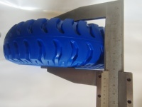 Prix bas 260 X85 Style coréen Micro mousse plastique roue brouette roue polyuréthane mousse PU mousse roue plastique rayon