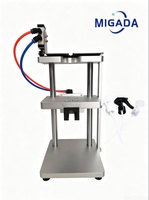 Coupe-pailles pneumatique semi-automatique pour parfum, 15-35 pièces/min, pour la découpe de tubes de flacons cosmétiques, haute vitesse, forme en V