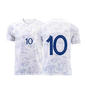 تصميم شعار مخصص قصير للرجال ، سريع الجفاف من البوليستر ، طباعة النقل الحراري لكرة القدم موحدة للتنفس - Product Image 3