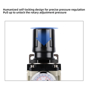 Unidad de Tratamiento de doble fuente de aire neumática, lubricador regulador de presión de aire, <span class=keywords><strong>SMC</strong></span>, FRL, ac2010 / ac3010 / ac4010 / ac5010 - Product Image 2