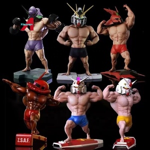 Bodybuilder musclé Anime Figure LED Statue Modèle Body Art Décor Cadeau - Product Image 1