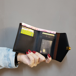 Fashion High Quality Small PU Leather Credit Card Holder Short Wallets Women <b>Coin</b> <b>Purse</b> - Product Image 4