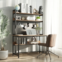Bureau d'étude en métal avec étagère supérieure et rangements pour la maison et le bureau - Vente en gros