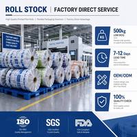 BOPP VMPET PE zachte, food grade, hoog-barrière bedrukte rolfolie voor gepofte snack pillow bags VFFS verpakkingslijn chips aardappelsticks