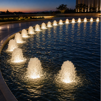 Boquilla de Fuente de Burbujas de Acero Inoxidable 304 con Control Programable, Diseño Moderno para Piscinas, Plazas y Exteriores, Precio de Fábrica