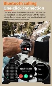 นาฬิกาสมาร์ทฟิตเนส GPS รุ่น MK68 ปี 2026 หน้าจอ AMOLED 1.43 นิ้ว พร้อมเข็มทิศ วัดอัตราการเต้นของหัวใจ กันน้ำระดับ IP68 นาฬิกาออกกำลังกายอัจฉริยะสำหรับผู้ชาย - Product Image 4