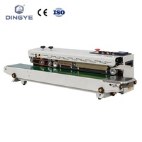 Scelleuse à bande horizontale électrique FRD1200C à encre solide continue pour machine de scellage de sacs PE, imprimante de codes, vêtements, produits chimiques