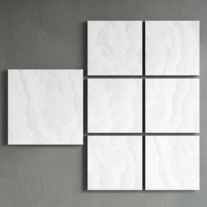 Onyx Moss Glossy Marble Look Porcelain Floor Tiles Luxury Stone Design 80x80cm Premium Finish - Product Image 4