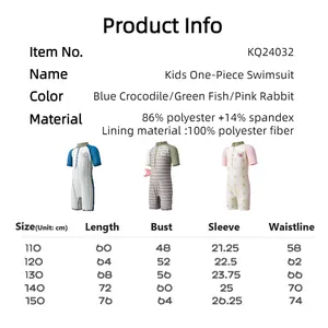 KOCOTREE 3D Design Child Swimwear Toddler Boys 1 Piece Swimsuit With Zip Kid Bathing Suits Cartoon Print Swimwear