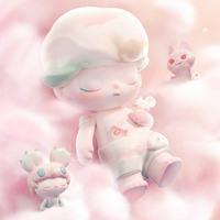 POPMART MEGA JUST DIMOO 400% Dreaming of You Figurine d'action originale, poupée, décoration de collection pour la maison, boîtes mystère surprise, cadeau