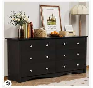 Meubles de <span class=keywords><strong>chambre</strong></span> à coucher larges <span class=keywords><strong>Commode</strong></span> en <span class=keywords><strong>bois</strong></span> clair noir de grande capacité pour adultes à la maison - Product Image 4