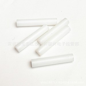 White <b>Plastic</b> Support <b>Rods</b> 5 Mm Diameter For Industrial Electronic Applications Injection Molded Solid Cylinder - Product Image 5