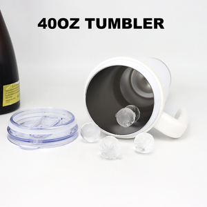 40oz Stainless Steel Tumbler With Handle And Straw Travel Mug Insulated Leak Proof <b>Cup</b> For Hot & <b>Cold</b> Drinks Reusable Coffee <b>Cup</b> - Product Image 5