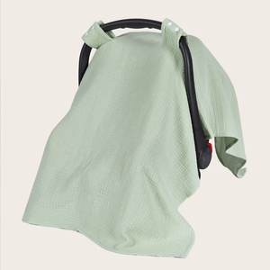 100% <span class=keywords><strong>coton</strong></span> crêpe bébé panier couverture tricoté mousseline <span class=keywords><strong>gaze</strong></span> poussette parasol couverture literie nouveau-né canapé usage domestique voyage-amical - Product Image 5