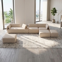 Mobilier de luxe pour hôtels et villas : Ensemble de salon moderne 5 étoiles, design écologique en fer, solution d'approvisionnement personnalisée tout-en-un