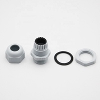 Kit de raccords de câbles électriques en nylon blanc IP68 étanche PG11, vente en gros industrielle, directement de l'usine, pour fils de 5-10 mm