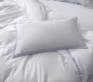 Juego de ropa de cama de hotel, juego de fundas de edredón 100% algodón, simple, fábrica profesional - Product Image 2