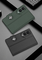 Étui pour téléphone Samsung Z Fold 8, étui en cuir à rabat magnétique, étui avec protection d'écran intégrée et support, coque de protection