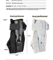 Attelle de cheville robuste avec soutien latéral, manchon de compression respirant pour athlètes, protection de cheville haute performance