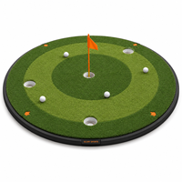 Tapis de golf portable pour l'intérieur, multi-cibles, entraîneur de précision pour les jeux courts, pour la maison, le bureau et l'entraînement en extérieur