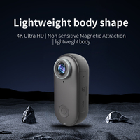 Caméra d'action WiFi 4K miniature en gros, en taille pouce, enregistreur vidéo POV grand angle, caméscope de vlogging CMOS, batterie 3 heures, étanche