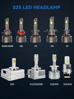 Faros LED D Lumina 200W 25000lm 6000K OEM H1 H4 H7 H8 Canbus 9005 9006 12V 24V Accesorios para Camiones