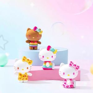 100% Authentique Cartoon 10 Sachets/Boîte <span class=keywords><strong>Hello</strong></span> Kittyed Summer Rainbow Candy PVC Mini Figurines Sac Surprise Jouets de Collection Boîte Mystère - Product Image 3