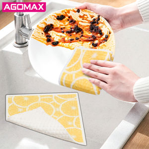 Gran oferta de paños de limpieza de cocina sostenibles a base de plantas que absorben aceite de celulosa biodegradable respetuoso con el medio ambiente - Product Image 4