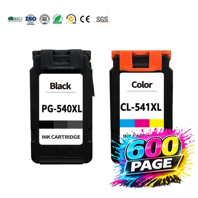 ChipRise PG-540XL CL-541XL Manufacturer Compatible Full Colored Cartridge for Canon Printer PIXMA MG2150/MG2250/MG3150/MG3250
