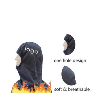 Logo personnalisé cagoule ignifuge coupe-vent FR arc flash cagoule soudage masque facial doublure de casque de sécurité pour soudeur champ pétrolifère - Product Image 4