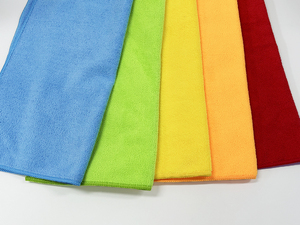 12x12 بوصة 30x30 ack أقمشة تنظيف مايكروفايبر 12 عبوة خرقة أطباق ماصة للمطبخ لغسيل الأرضيات وتجفيف السيارة والتنظيف - Product Image 5