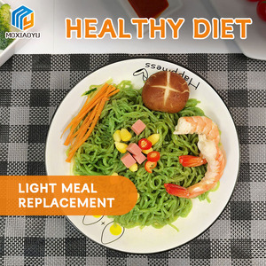 Zero Calorie a basso contenuto calorico cibo vegano Halal Konjac spinaci Spaghetti istantanea Shirataki tagliatelle alla rinfusa - Product Image 3