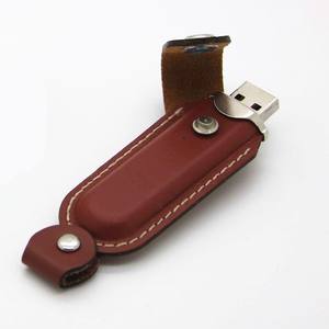 批发创意大容量闪存驱动器美元闪存驱动器定制标志皮革u盘 - Product Image 5