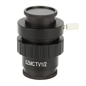 0.5X C-Mount Lens 1/2 CTV Adapter For SZM Video Digital Camera Trinocular Stereo Microscope Accessories 1/2CTV CCD Connector