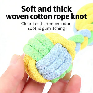 Hengtuo - Échantillon gratuit - Corde en coton tissée de haute qualité et durable - Style classique et écologique - Pelotas Para Perros - Jouet à mâcher <span class=keywords><strong>pour</strong></span> <span class=keywords><strong>chien</strong></span> - Product Image 4