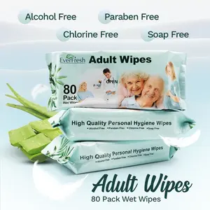 Disposable Adult Patient Wipes Wet Incontinence Washcloths