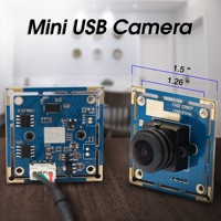 ELP Grand Angle 180 Degrés Fisheye USB Caméra Module 2MP 1080P HD OV2710 CMOS 100FPS Haute Vitesse Mini Caméra Module USB pour Robots