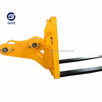 Fourches de levage pour chargeuse compacte et excavatrice en acier allié du fabricant GITE