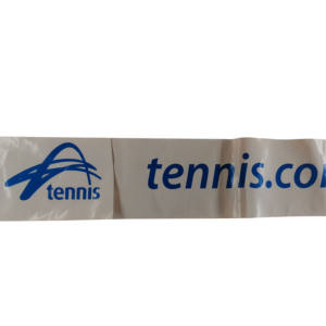 Cinta de advertencia PE personalizada con letras negras en cinta blanca sin adhesivo - Product Image 5