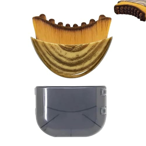 Cepillo Ovalado para Contorno Linfático con Logotipo Personalizado, Cepillo Seco Moderno, Masajeador Facial Suave, Cepillo Seco de Plástico para Uso Diario - Product Image 2