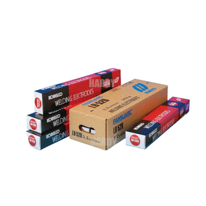 <span class=keywords><strong>Electrodo</strong></span> <span class=keywords><strong>de</strong></span> Acero al <span class=keywords><strong>Carbono</strong></span> KOBELCO LB-52U E7016 Bajo en Hidrógeno 70-280A DC/AC, Temperatura <span class=keywords><strong>de</strong></span> Fusión 300-350°C - Product Image 1