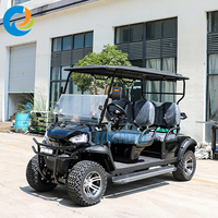 Voiturette de golf électrique Robetaa 4 places, alimentée par batterie, homologuée CE, à vendre