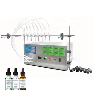 Máquina de Enchimento de Líquidos Elétrica Semiautomática com Bomba de Diafragma Multicabeças para Bebidas, Óleo, Água Pura e Frascos com Controle Digital - Product Image 1