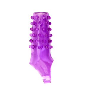 Set de Anillos para Pene con Cubierta de Dientes de Lobo, Transparente, Morado y Negro, de Goma Suave, para Estimulación y Sujeción del Pene en Adultos - Product Image 3